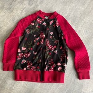Girls zip up sweater size 4/5
